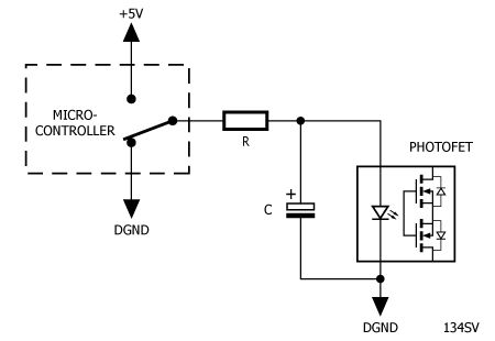 RC Led drive schematic
