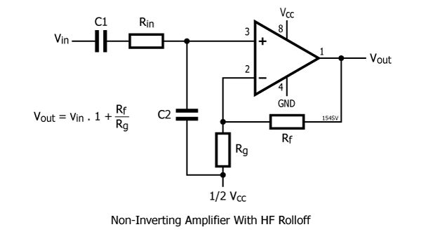 Low pass supply filter single Simple 12V